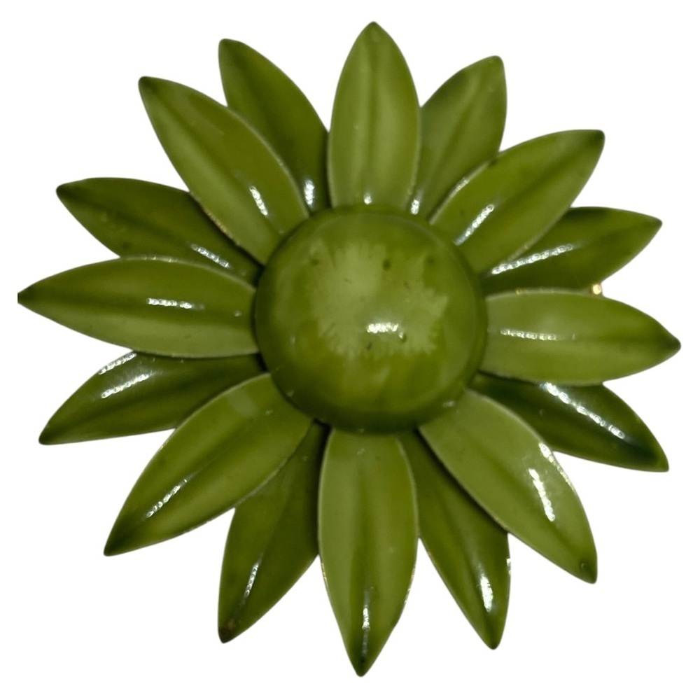 Vintage Green Daisy​ - Picture 3 of 6